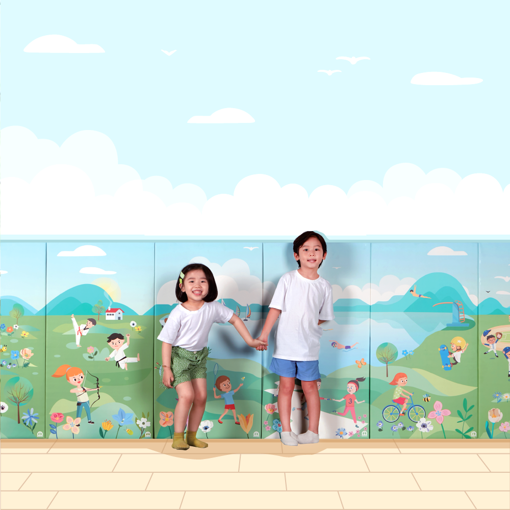 NEW 그림 벽매트/컬러 벽매트